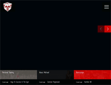 Tablet Screenshot of michaelmyersfit.com